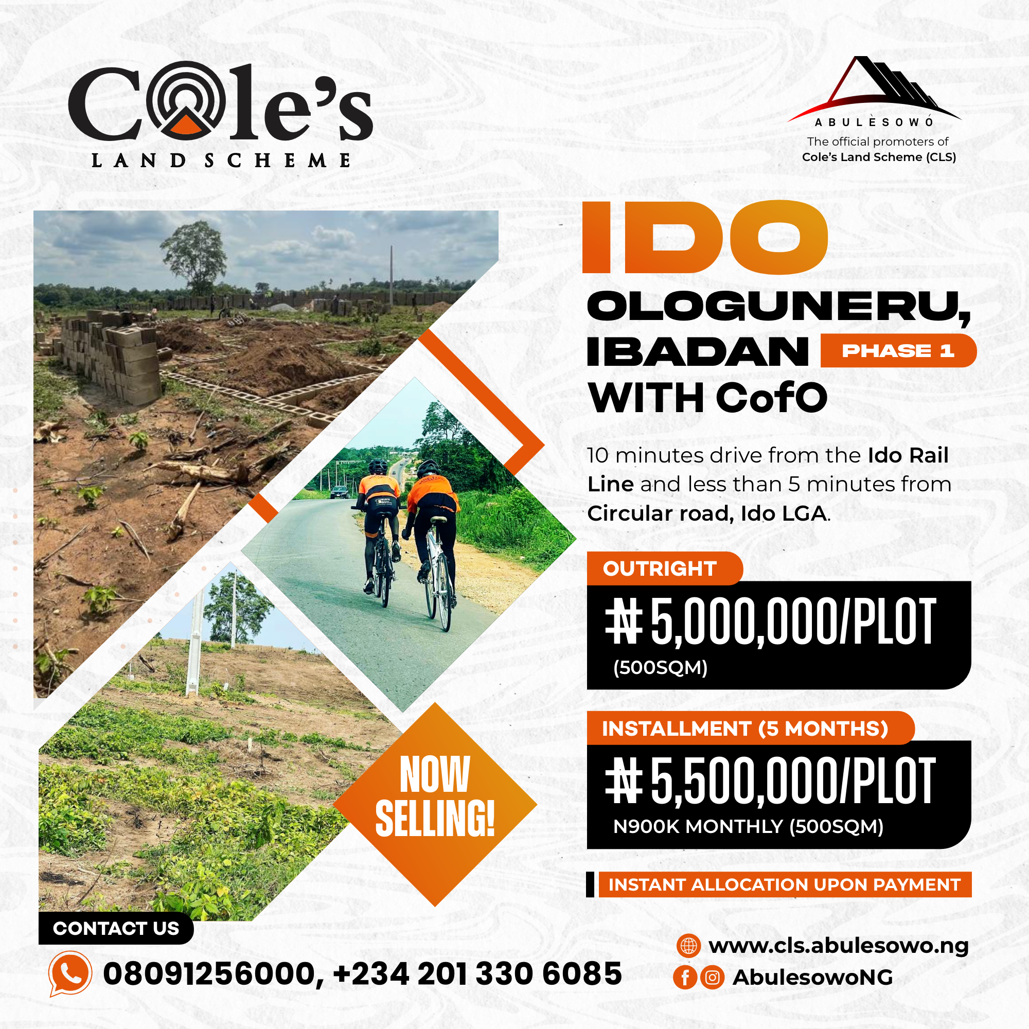 Land for sale in ibadan
